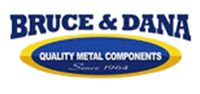 bruce and dana quality metal components logo